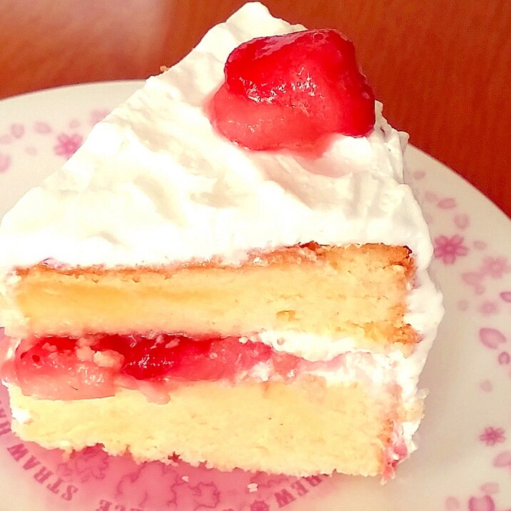 記念日などに☆手作りイチゴケーキ♪